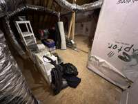 Floored attic space, perfect for storage!