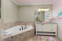 2nd Level Master EnSuite with separate tub and shower