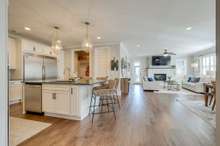 The entry way leads right into this expansive open floor plan