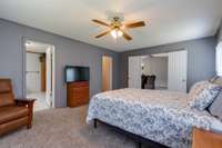 Another view of the primary bedroom with access to its own bathroom! 391 Hilltop Lane Woodbury, TN 37190