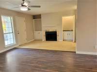 Family Room with Wet Bar & Built in Cabinets!