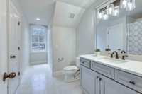 This bathroom is very spacious and lets in gorgeous natural light!