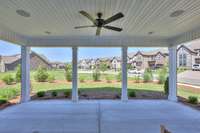Model Home- Covered Back Porch