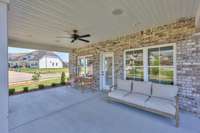 Model Home- Covered Back Porch
