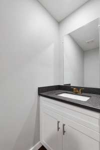 Half Bath with Quartz Countertops