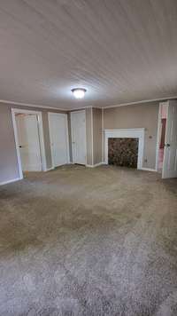 Bedroom 1, with fireplace that can be opened, was used with propane gas.