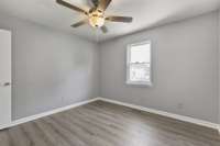 The third bedroom is spacious, includes a ceiling fan & the lovely vinyl floors! 518 Miller Road Smithville, TN 37166