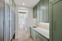 Another view of the beautiful Butlers Pantry w/sink