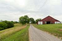 Barn with stalls.