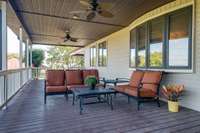 Spacious front porch.