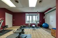 Here is your workout room! Could also be used as an additional bedroom if needed. 