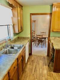 Kitchen with View to Dining Room