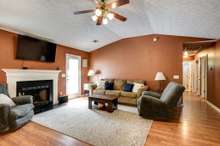 Large Gathering Room with a Fireplace 