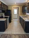 View of kitchen from dining room.