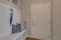 Drop zone off of your garage entry *previously built home, actual selections and finishes may vary