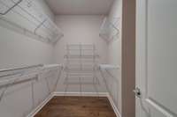 Large closets!! *previously built home, actual selections and finishes may vary