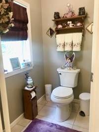 Separate commode room