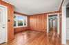 Livingroom with freshly stained hardwood floors