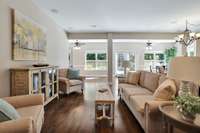 Rich, Random Width & Length Hardwood Flooring Throughout!