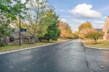 Main neighborhood street outside Wooten Court.