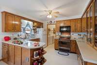 Kitchen with plenty of counter space