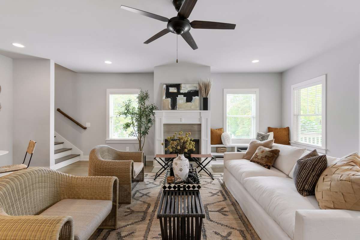 Light-filled living room