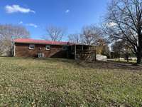 Rear view showing the covered back porch