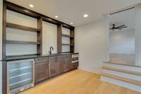 Complete Wet Bar in Bonus Room