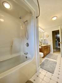 Large hall bathroom