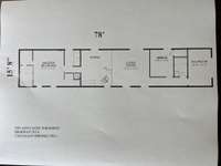 Original floor plan. The office has been converted into a 3rd bedroom.