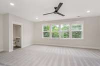 Bonus room shown without furniture