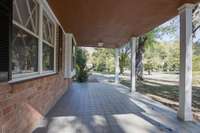 The brick home is loaded with charm & waiting for you to bring your rocking chairs to enjoy the front porch...