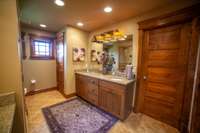 Large, Walk-in Closet & Double sink Vanity