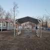 Carport in back yard