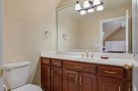 Half Bathroom conveniently located in Bonus Room