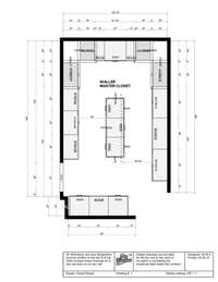 Primary Bedroom Closet Blueprint