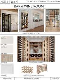 Note that the luxury level Selections Documents show "inspirational photos" depicting the style of the home and showcasing some of the selections - this home is to be built.