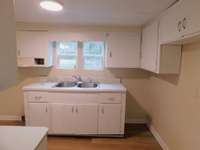 Double Sinks, Neat Clean and Tidy Popular White Cabinetry