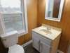 Single Vanity, for the Front Bedroom Bath, Low Maintenance Paneling, new flooring