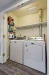 Washer and dryer closet