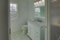 full bathroom in second master bedroom