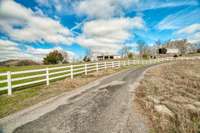 Newer vinyl fence