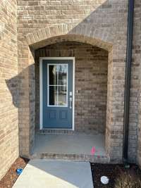 Nice covered front porch (actual home)