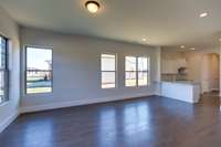 Open Concept Great Room and Morning Room   ***Photo is of a previously built Cocoa. Selections and Standard Features may vary.***