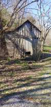 Shed in back yard.