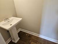 Half Bath in Bonus Room Area