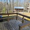 Back porch- perfect spot for grilling those burgers and just step into the kitchen to serve!