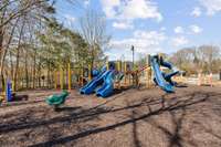 Right next to the community pool area is a great enclosed playground area.