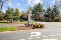 A short walk or bike ride down the road you'll find the entrance to the community center area.