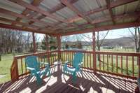 covered front porch great for entertaining